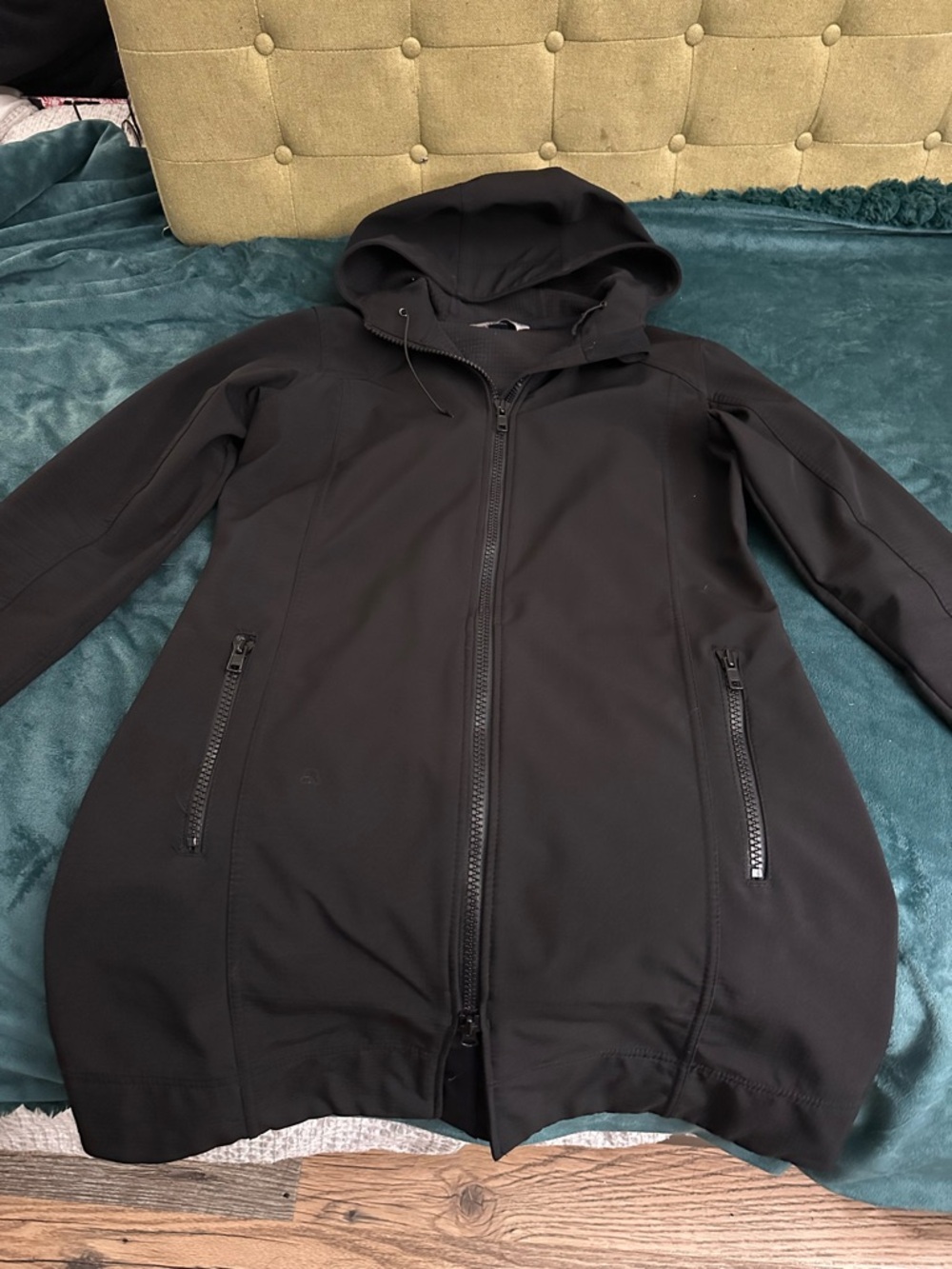 Port Authority L719 Ladies Active Hooded Soft Shell Jacket - small - deep black